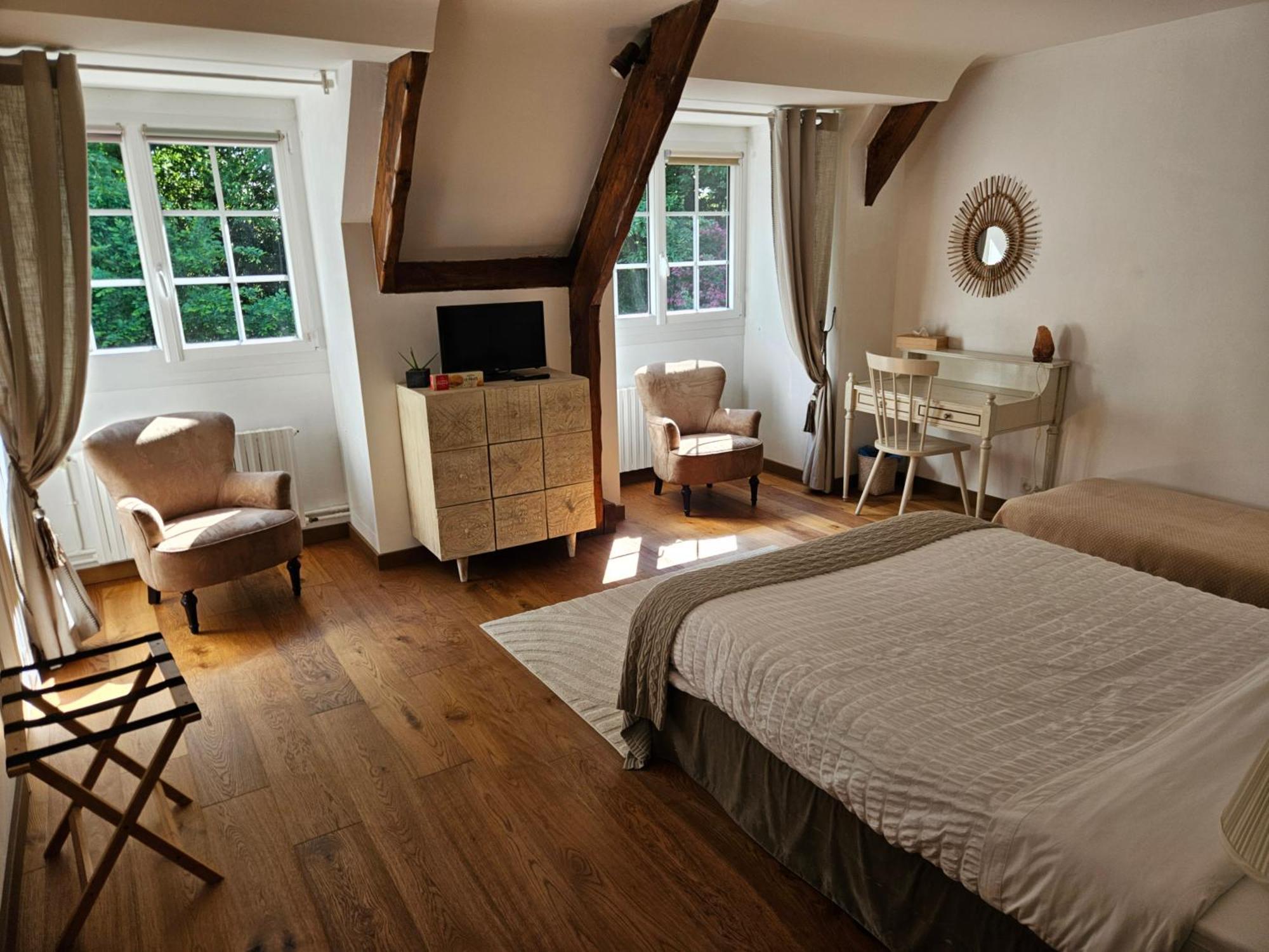 Bed&Breakfast Saultchevreuil, au Mont Saint Michel Villedieu-les-Poêles Chambre photo